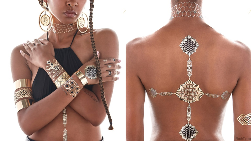 Illustration for article titled With Her New Flash Tats, You Can Be a Cool Mom Like Beyoncé!